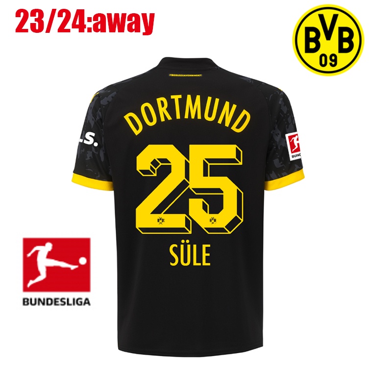 Áo Thun Đá Banh Số 23-24 dortmund Số 23 / 24 Chất Lượng Cao