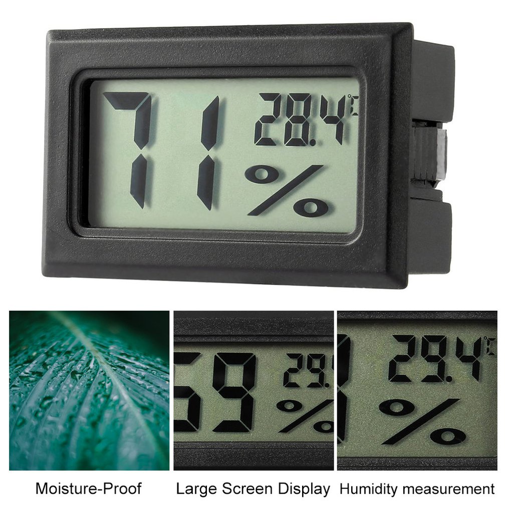 PK Mini Digital LCD Thermometer Hygrometer Humidity Temperature Meter Indoor