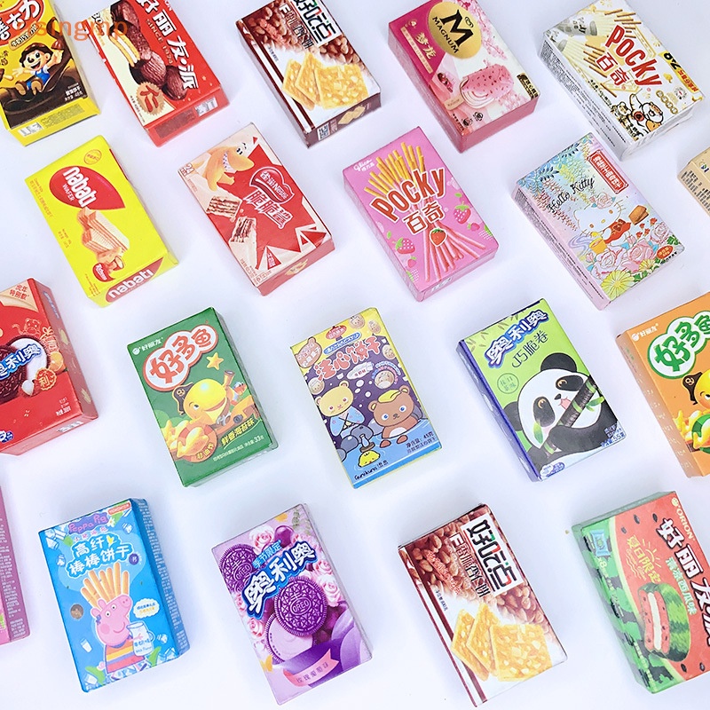 Set 5 Đồ Chơi Bánh Snack mini Trang Trí Nhà Búp Bê