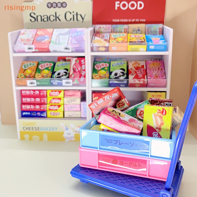 Set 5 Đồ Chơi Bánh Snack mini Trang Trí Nhà Búp Bê