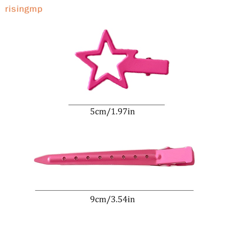 Kẹp Tóc y2k Màu Hồng Dễ Thương Cho Nữ