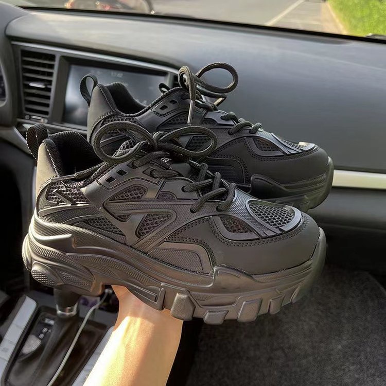 Giày Thể Thao Da pu Mũi Tròn Thời Trang Hàn Quốc Cho Nữ