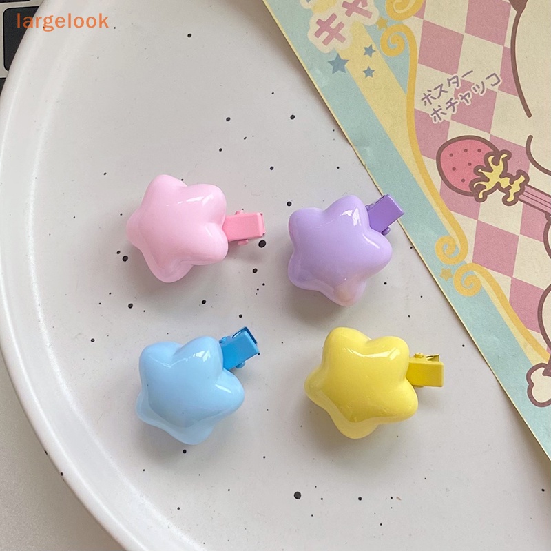 Kẹp Tóc Hình Ngôi Sao Năm Cánh Màu Kẹo Ngọt Dễ Thương Cho Bé Gái
