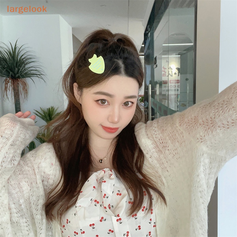 Set 1 / 2 Kẹp Tóc Hình Cá Hoạt Hình Dễ Thương Cho Nữ