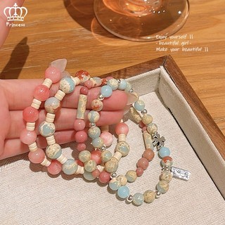 Vòng Tay Chuỗi Hạt Đá Tự Nhiên Nhiều Màu Thời Trang Cho Nữ