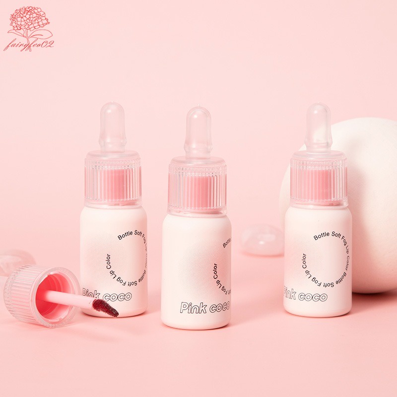 Pink Coco Son Môi 6 Màu Tùy Chọn Không Phai Nhanh Khô Lâu Trôi Tiện Dụng