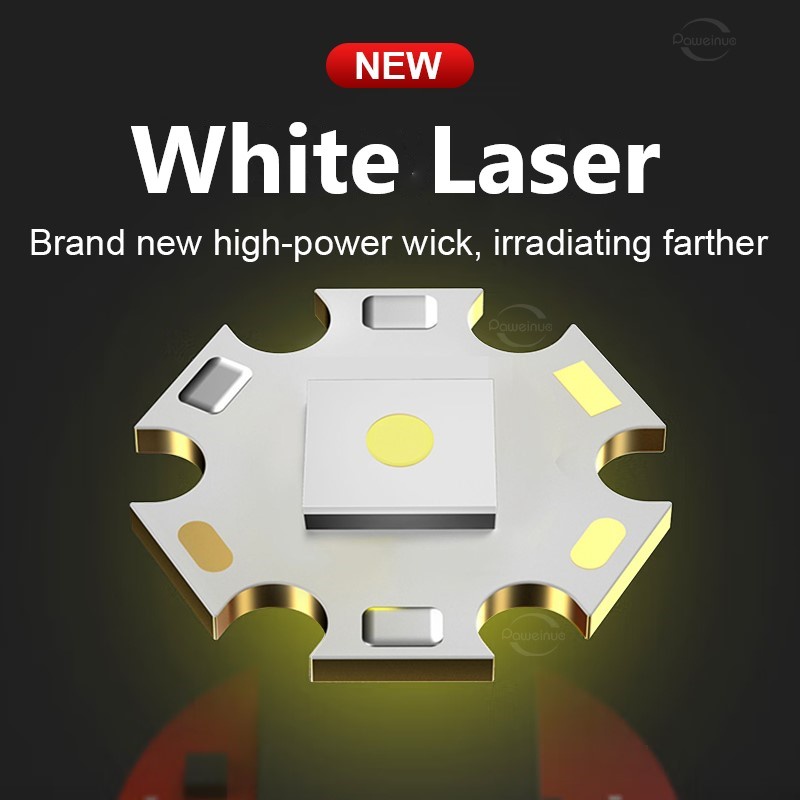 Đèn Pin Đội Đầu laser Ánh Sáng Trắng Siêu Sáng Sạc usb Công Suất Cao Có Thể Phóng To