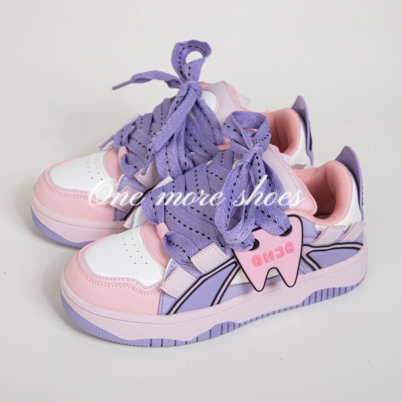 One more shoes⭐Giày Thể Thao Bánh Mì dopamine kurome Màu Sắc Thời Trang Cho Nữ