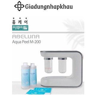 Máy làm sạch sâu da aqua peeling abeluna m200, trẻ hóa và căng da, nhập hàn, bh 12 tháng, giadungnhapkhau19