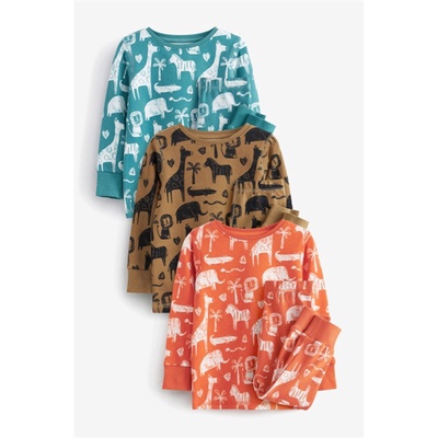 Sét 3 bộ dài tay cotton bé trai nect auth sale bộ pyjama bé trai