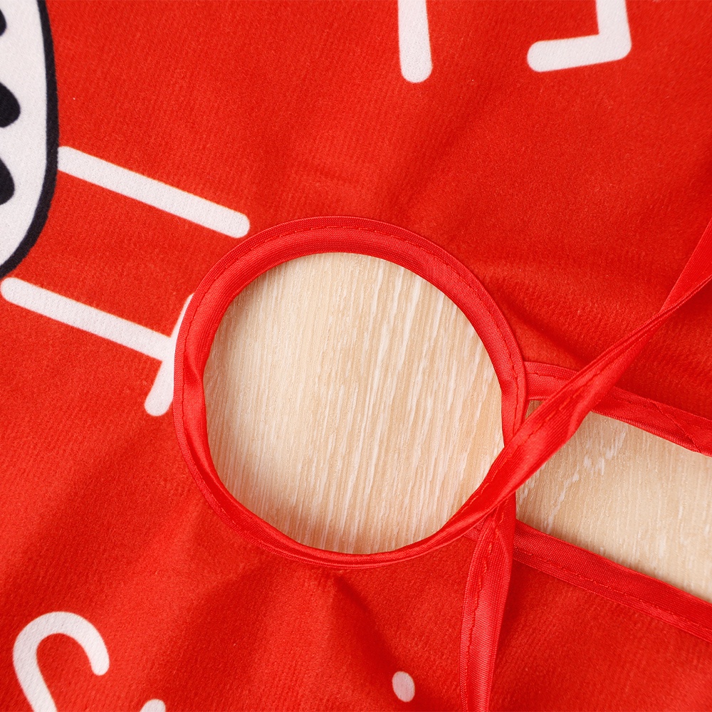 Thảm Lót Trang Trí Cây Thông Noel Hình Tuần Lộc Hoạt Hình 62cm