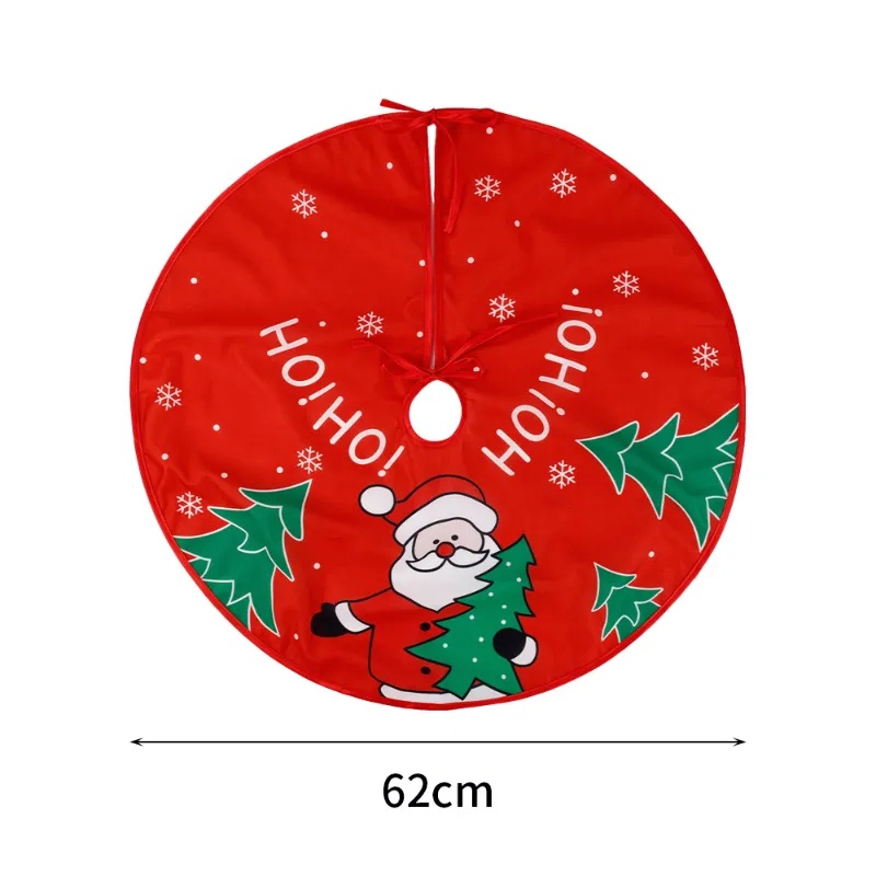Thảm Lót Trang Trí Cây Thông Noel Hình Tuần Lộc Hoạt Hình 62cm