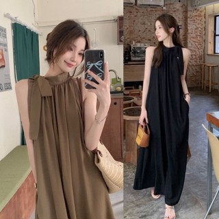 Đầm Hai Dây Dáng Dài Phong Cách Thời Trang Mùa Hè Kiểu Pháp Hàng Mới Dành Cho Bạn Nữ