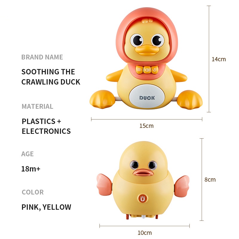 Tik tok Đồ Chơi Vịt Vàng Tập Đi Bộ Dành Cho Bé