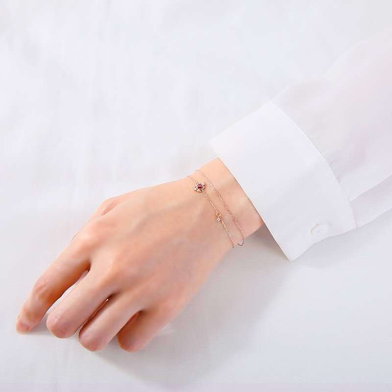 Disney Vòng Tay Thiết Kế Công Chúa niche Nhẹ Sang Trọng Quà Tặng Sinh Nhật Cho Nữ