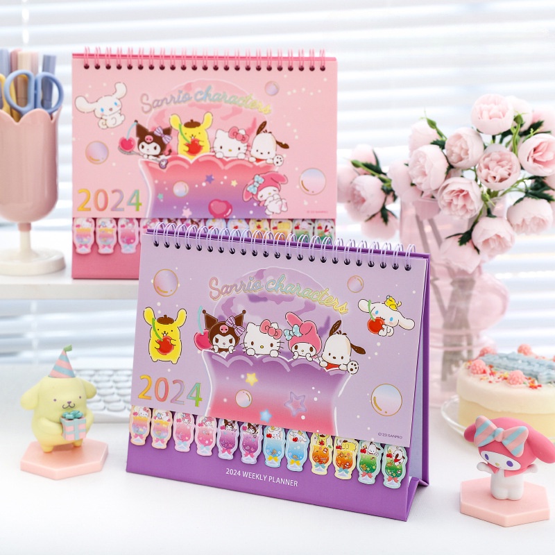 Lịch Để Bàn 2024 In Hình sanrio Dễ Thương