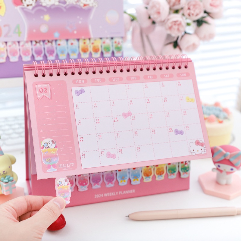 Lịch Để Bàn 2024 In Hình sanrio Dễ Thương