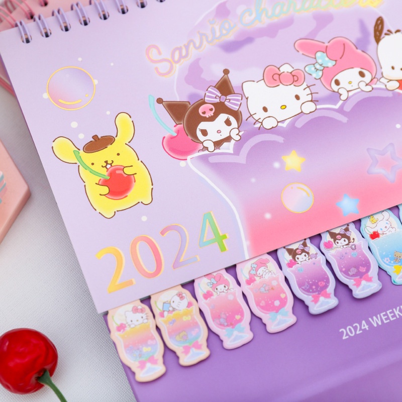 Lịch Để Bàn 2024 In Hình sanrio Dễ Thương