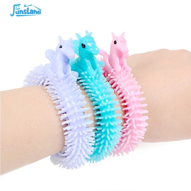 Funlane Đồ Chơi Sâu Mì Đàn Hồi Giảm Căng Thẳng