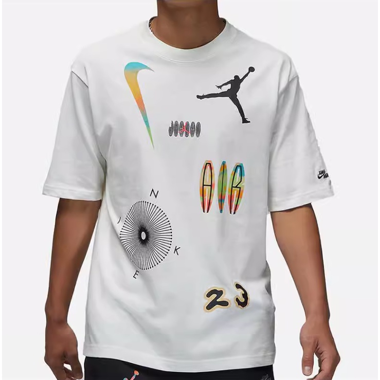 Kk Áo Thun Thể Thao jordan Thoáng Khí dq7363