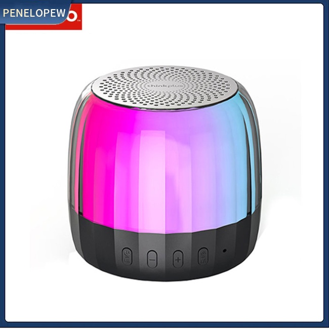 Hw Loa bluetooth Không Dây lenovo k3plus Có Đèn Led Nhiều Màu Sắc rgb tws