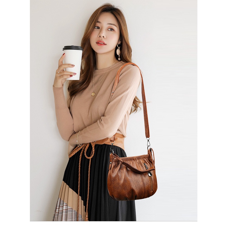 Túi Xách Đeo Vai Phong Cách Âu Mỹ retro Mới Cho Nữ