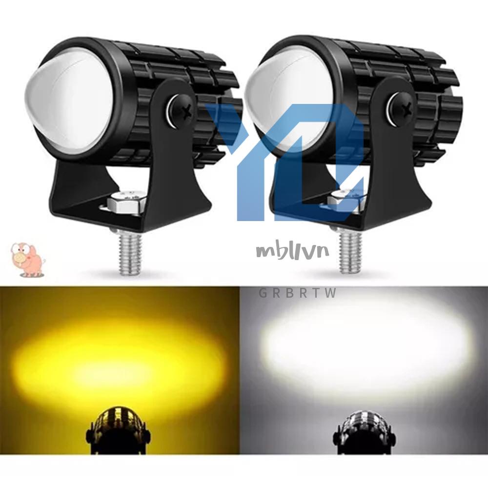 Bộ 2 Đèn led Chiếu Sáng Đèn Pha Chống Nước 10-80v Dành Cho Xe Hơi / Tàu Thuyền / atv / atv