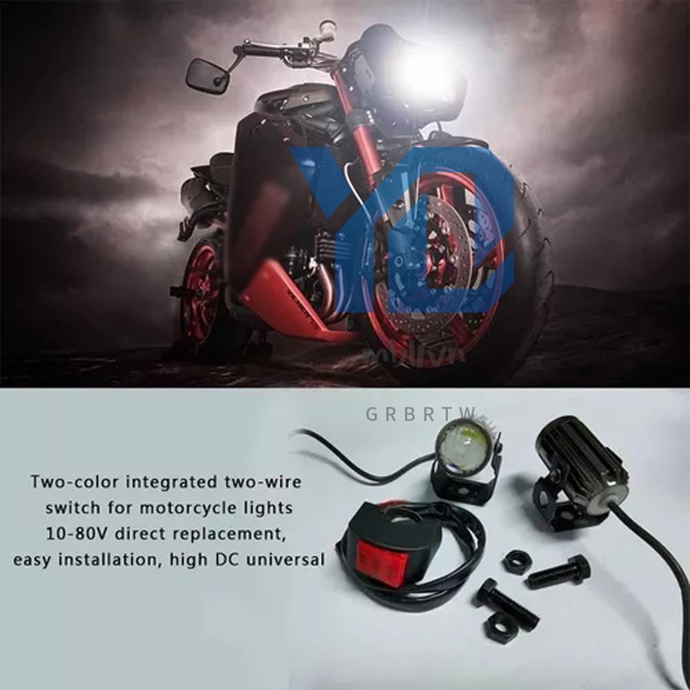 Bộ 2 Đèn led Chiếu Sáng Đèn Pha Chống Nước 10-80v Dành Cho Xe Hơi / Tàu Thuyền / atv / atv