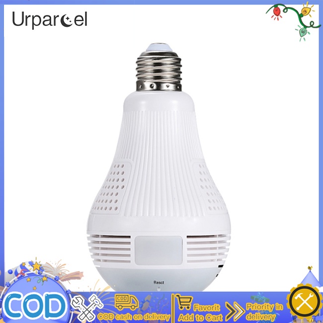 Camera An Ninh urparcel 960p 2.0mp h.265 Xoay 360 Độ Có Đèn Led Kết Nối wifi Chuyên Dụng Cho cctv / cctv Mắt