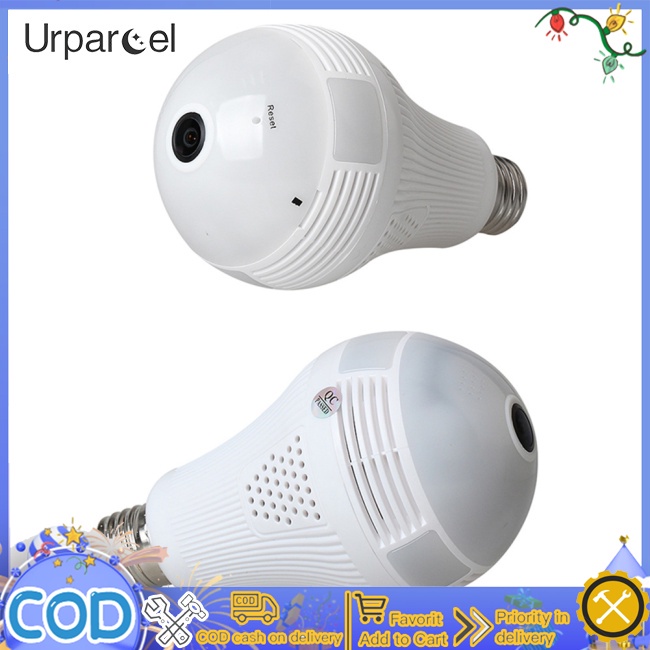 Camera An Ninh urparcel 960p 2.0mp h.265 Xoay 360 Độ Có Đèn Led Kết Nối wifi Chuyên Dụng Cho cctv / cctv Mắt