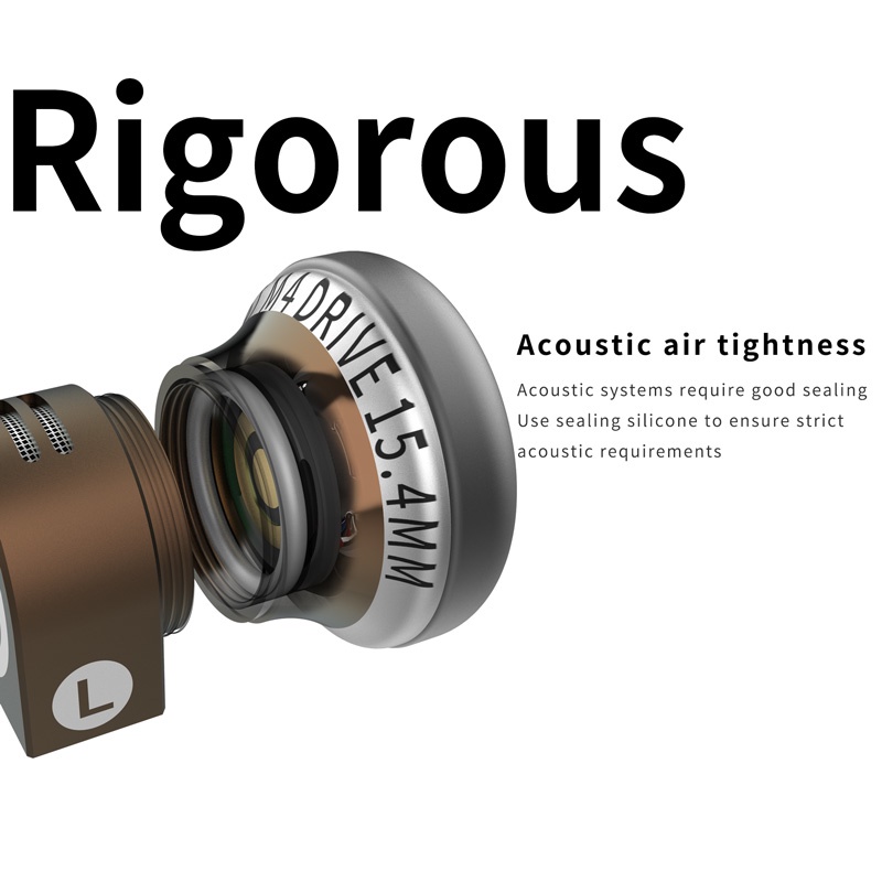 Smabat m4 Tai Nghe Nhét Tai Âm Thanh hifi Đầu Phẳng 15.4mm Chất Liệu Kim Loại