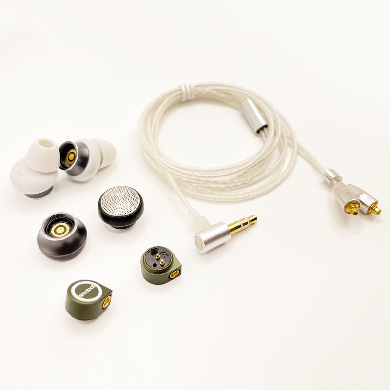 Smabat Tai Nghe hifi m4 Có Dây Dạng Dẹt / Kép Mô Đun labyrinth bass Mới