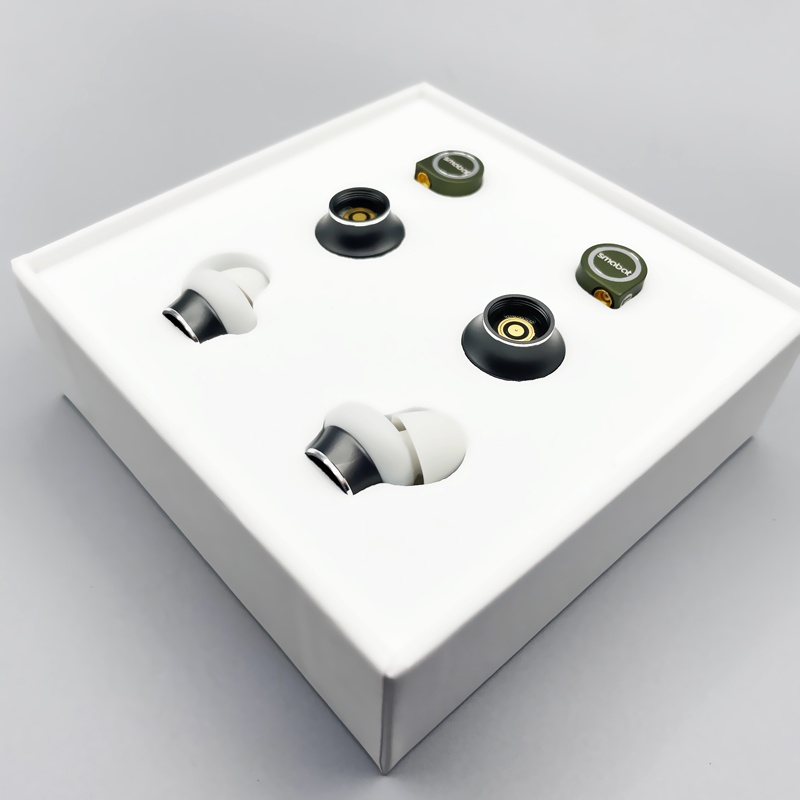 Smabat Tai Nghe hifi m4 Có Dây Dạng Dẹt / Kép Mô Đun labyrinth bass Mới