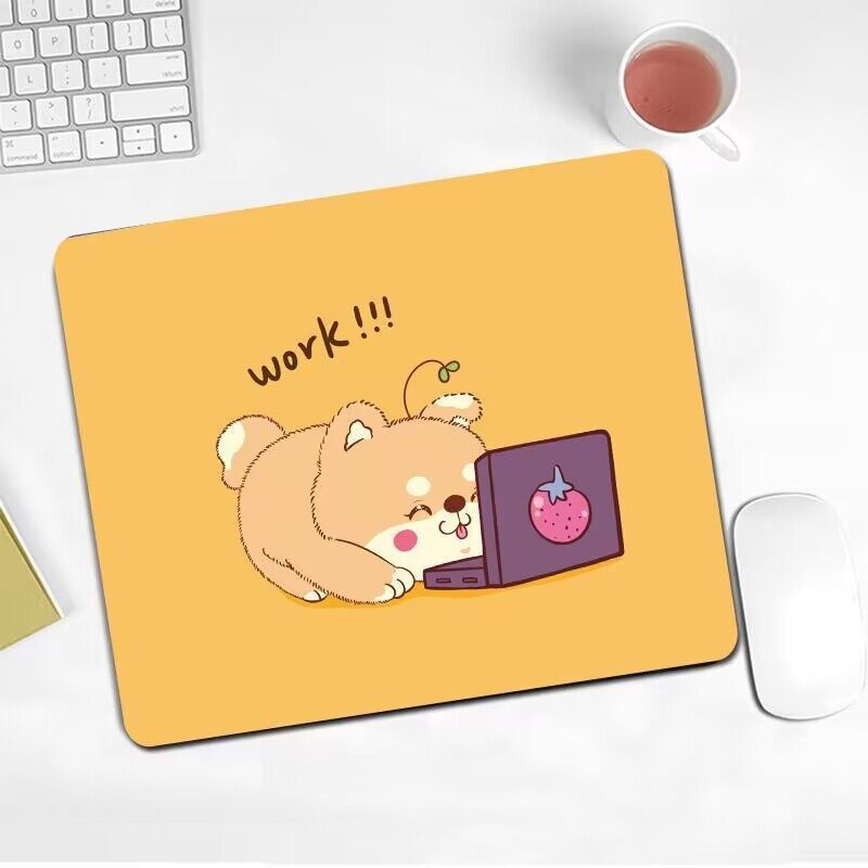 Tấm Lót Chuột Và Bàn Phím Chơi Game Dày Dặn In Hình Hoạt Hình Dễ Thương