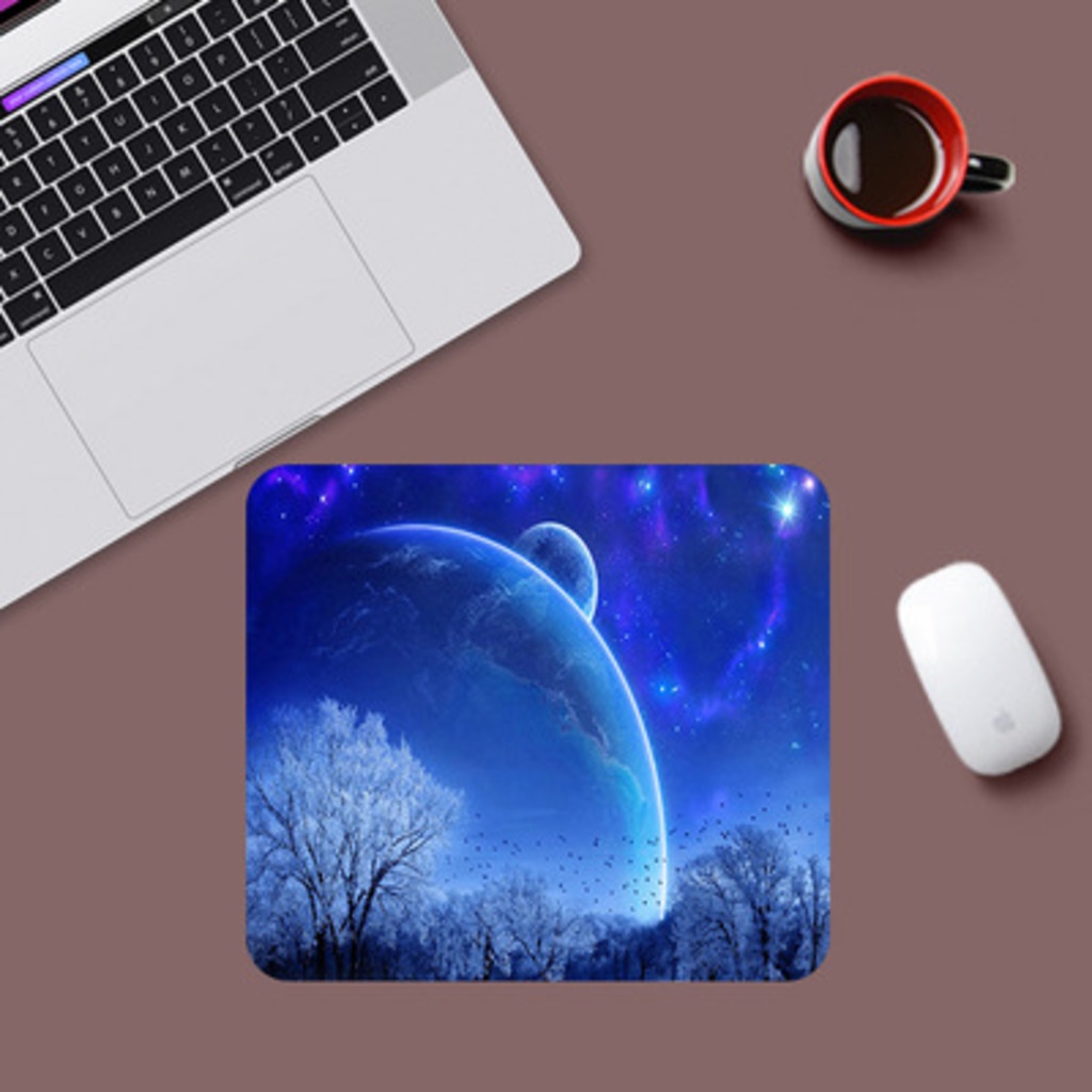 Tấm Lót Chuột Và Bàn Phím Chơi Game Dày Dặn In Hình Hoạt Hình Dễ Thương