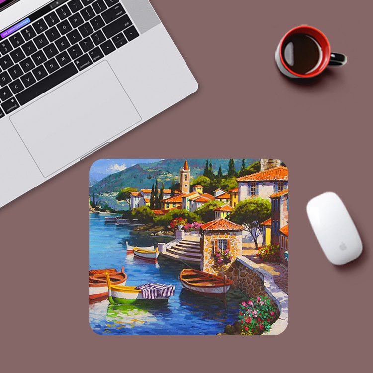 Tấm Lót Chuột Và Bàn Phím Chơi Game Dày Dặn In Hình Hoạt Hình Dễ Thương