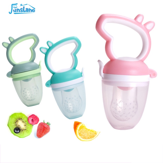 Funslane Núm Ti Giả Ăn Dặm Trái Cây An Toàn Không bpa Cho Bé