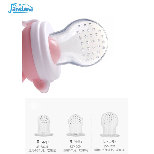 Funslane Núm Ti Giả Ăn Dặm Trái Cây An Toàn Không bpa Cho Bé