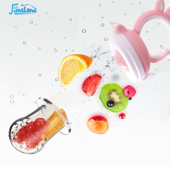 Funslane Núm Ti Giả Ăn Dặm Trái Cây An Toàn Không bpa Cho Bé