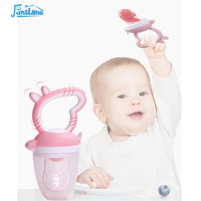 Funslane Núm Ti Giả Ăn Dặm Trái Cây An Toàn Không bpa Cho Bé