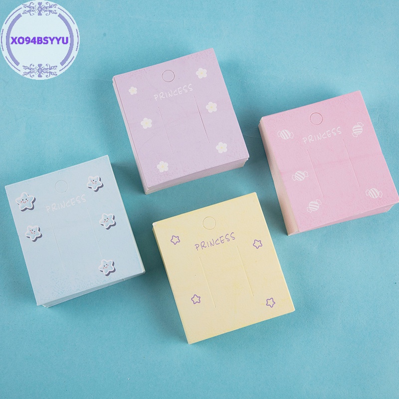 Xo94bsyu Set 50 Kẹp Tóc Nhựa 7 * 7cm Màu Xanh Dương / Hồng / Tím / Vàng Thời Trang vn