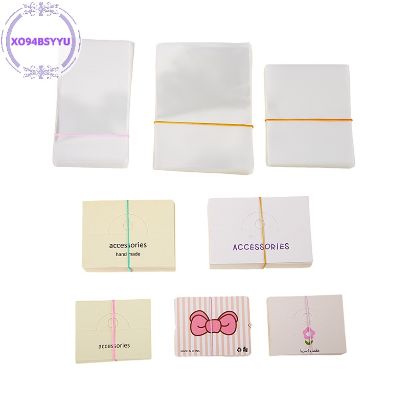 Xo94bsyu Set 50 Thẻ Kẹp Miệng Phẳng Trưng Bày Tóc Dễ Thương vn