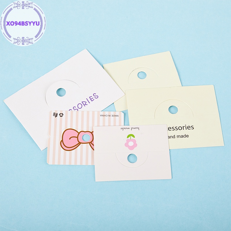Xo94bsyu Set 50 Thẻ Kẹp Miệng Phẳng Trưng Bày Tóc Dễ Thương vn