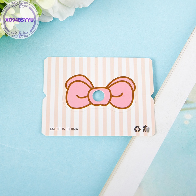 Xo94bsyu Set 50 Thẻ Kẹp Miệng Phẳng Trưng Bày Tóc Dễ Thương vn