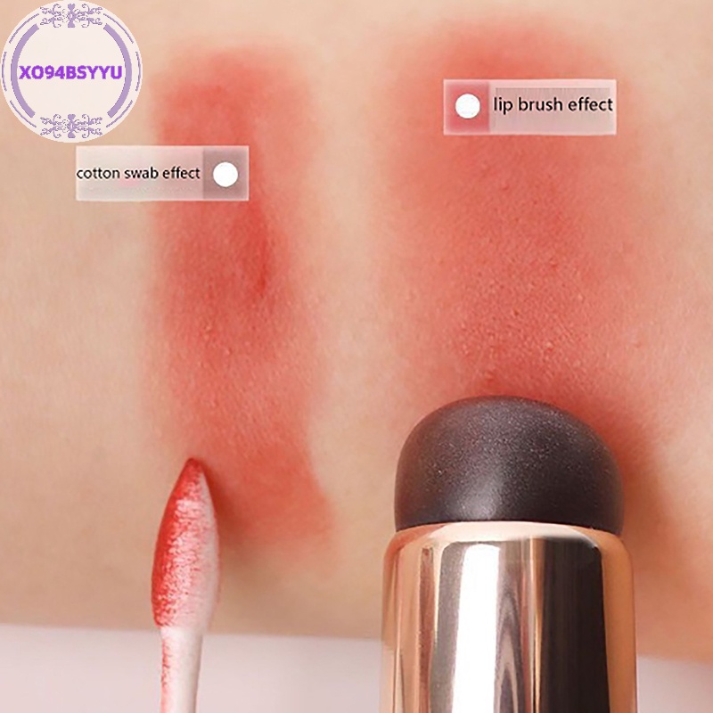 Xo94bsyu q Cọ Tô Son Môi Đầu Tròn Bằng Silicon Góc Che Khuyết Điểm Như Ngón Tay q Mềm Mại vn