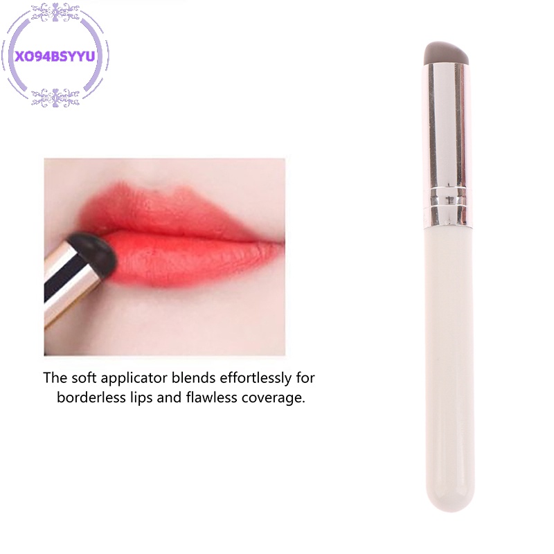 Xo94bsyu q Cọ Tô Son Môi Đầu Tròn Bằng Silicon Góc Che Khuyết Điểm Như Ngón Tay q Mềm Mại vn