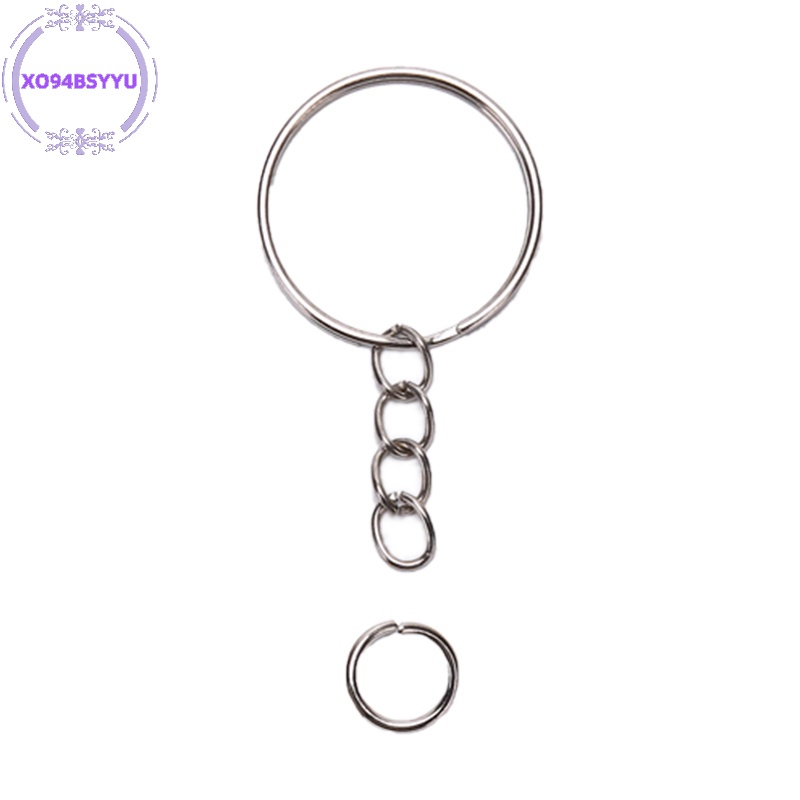 Set 100 / 50 Vòng Móc Khóa Xo94Bsyu Kèm 50 Vòng Nhẫn Mở diy