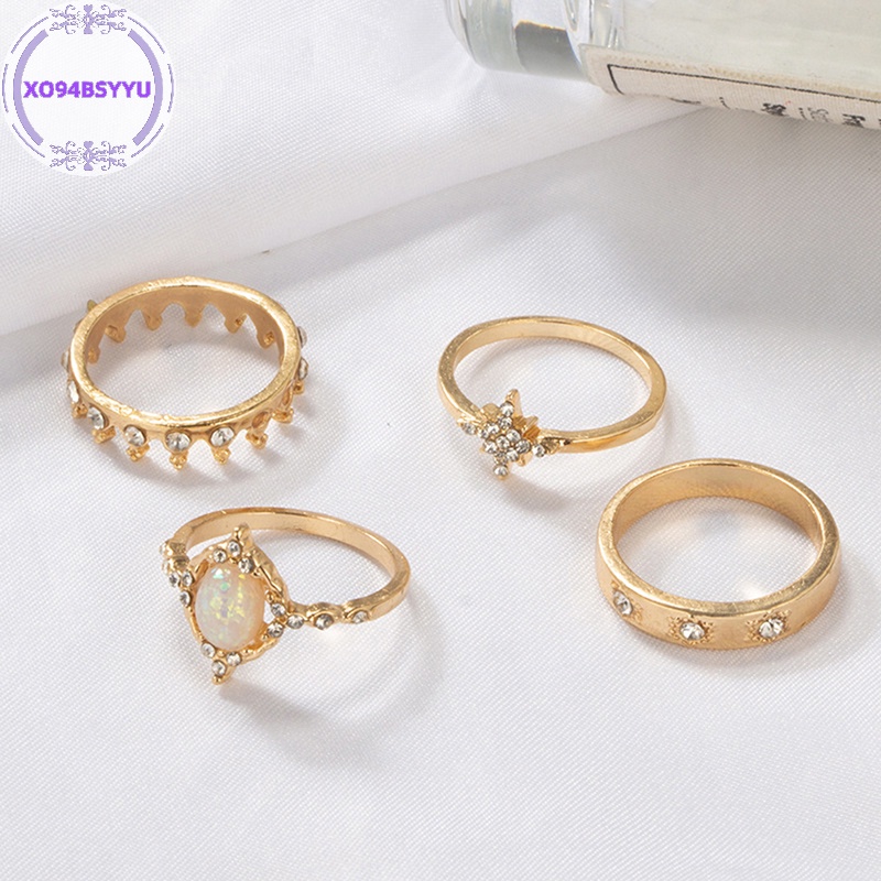 Xo94bsyu set 13 Nhẫn Thiết Kế Đơn Giản Làm Quà Tặng vn