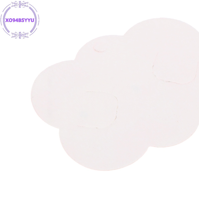 Xo94bsyu Set 50 Kẹp Tóc Giấy Hình Đám Mây Trưng Bày