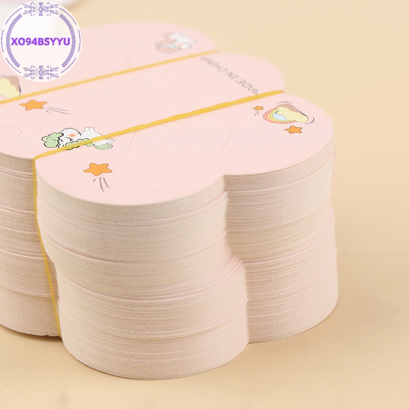 Xo94bsyu Set 50 Kẹp Tóc Giấy Hình Đám Mây Trưng Bày